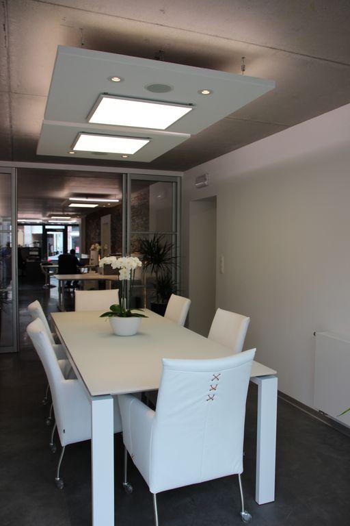 Panneau acoustique - luminaires intégrés -DOMELEC Libramont