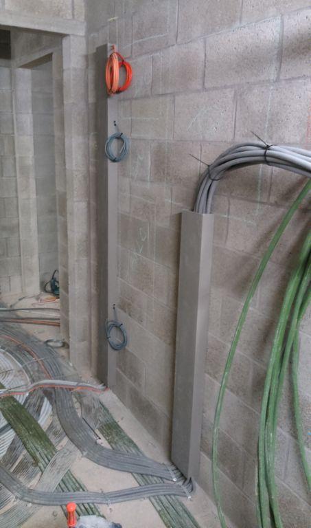 Câblage - chantier électricité - DOMELEC LIbramont